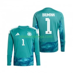 Camisola Alemanha Oliver Baumann 1 Guarda-redes Homem Equipamento Primeiro Copa do Mundo 2026 Manga Comprida